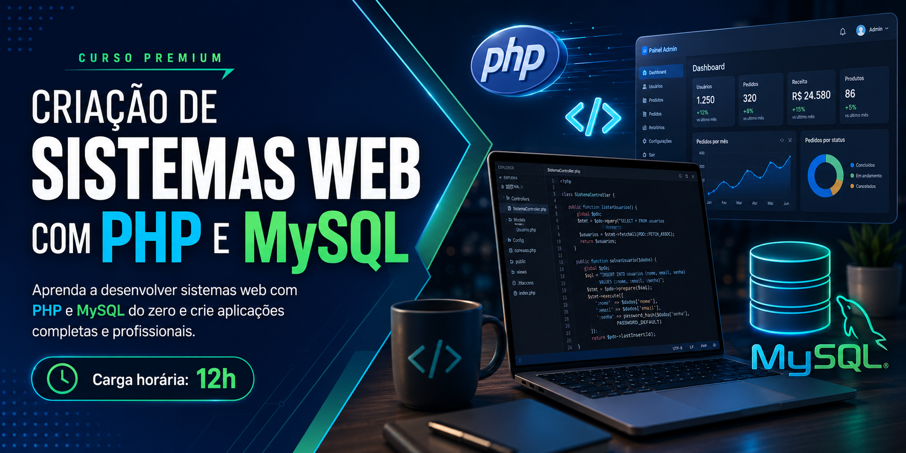Criação de Sistemas Web com PHP e MySQL