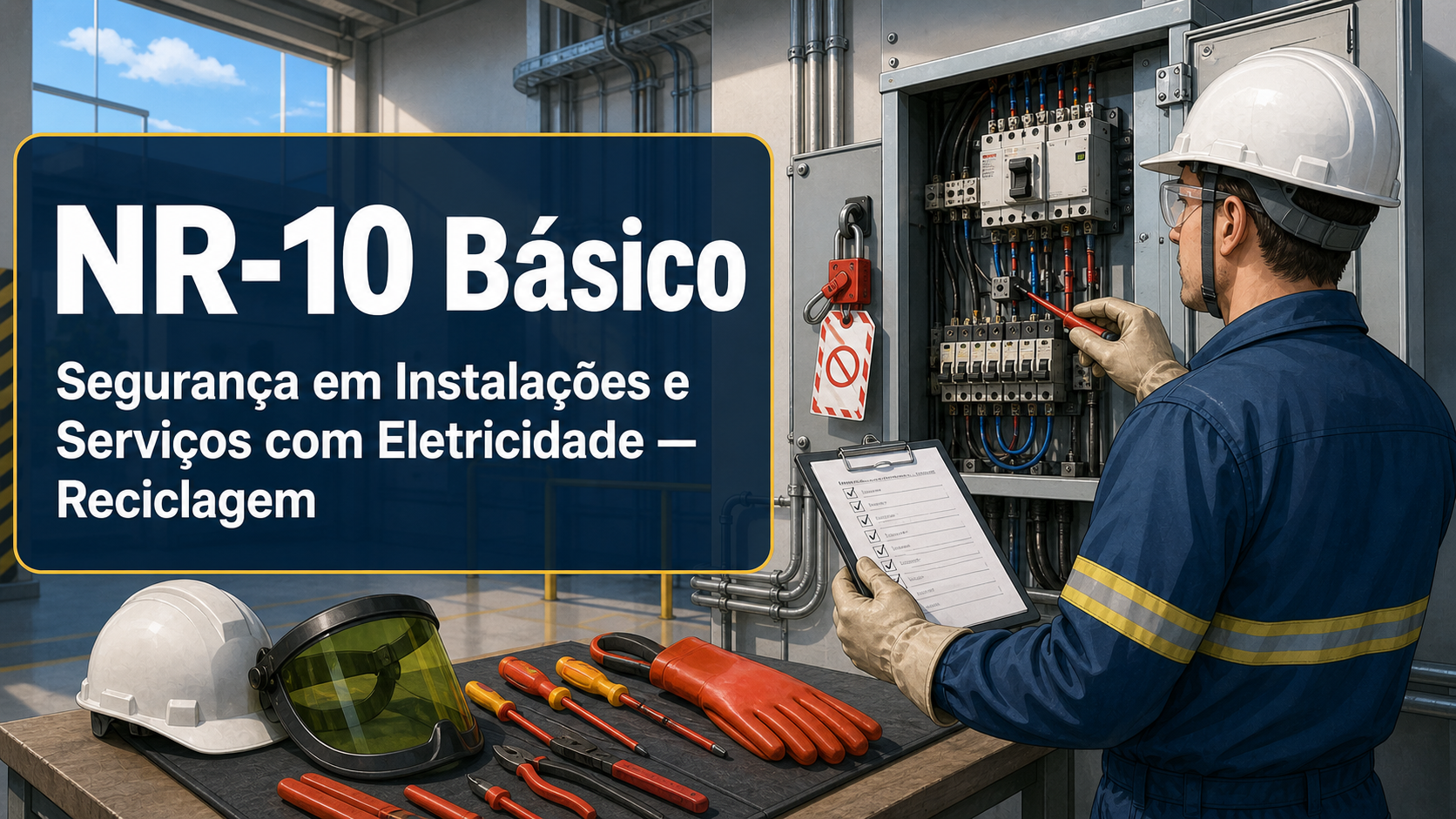 NR 10 Básico: Segurança em Instalações e Serviços com Eletricidade - Reciclagem