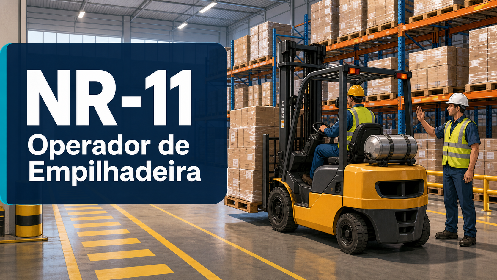 NR 11 – Transporte, Movimentação, Armazenagem e Manuseio de Materiais – Operador de Empilhadeira