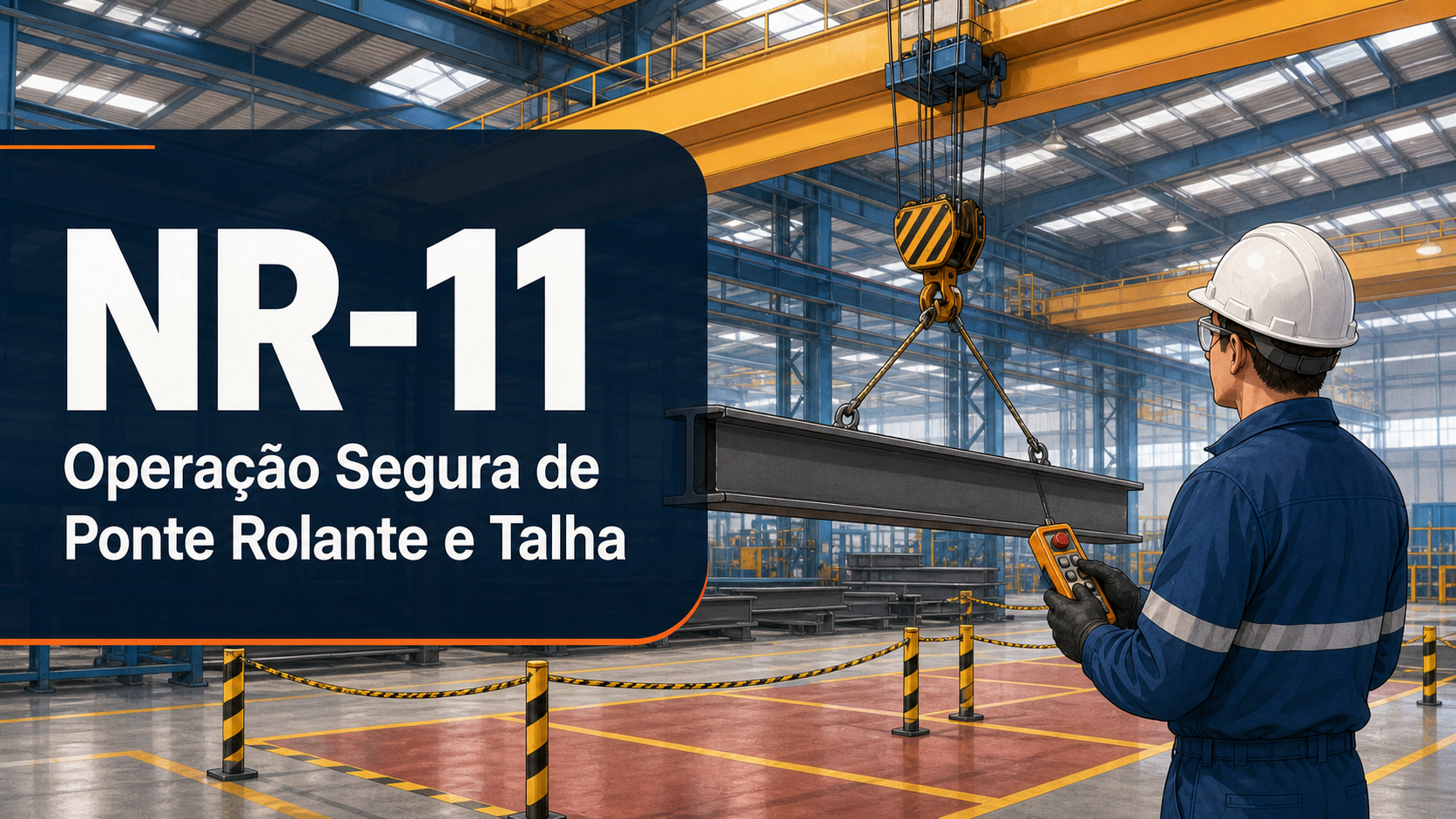 NR-11: Operação Segura de Ponte Rolante e Talha
