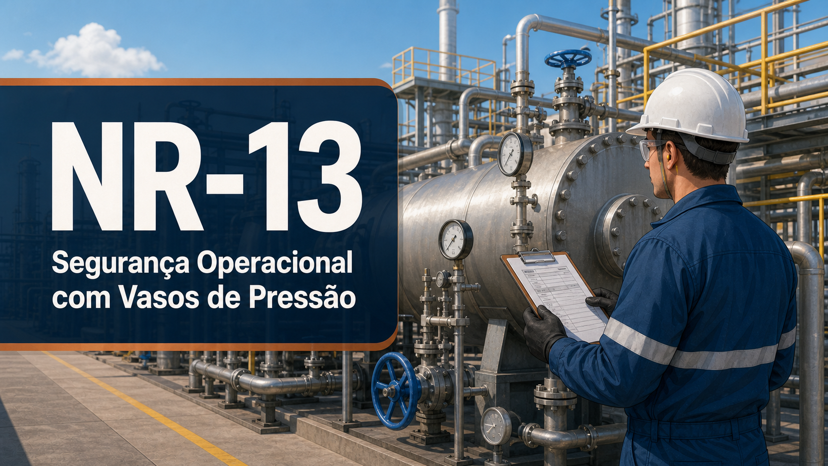 NR-13: Segurança Operacional com Vasos de Pressão