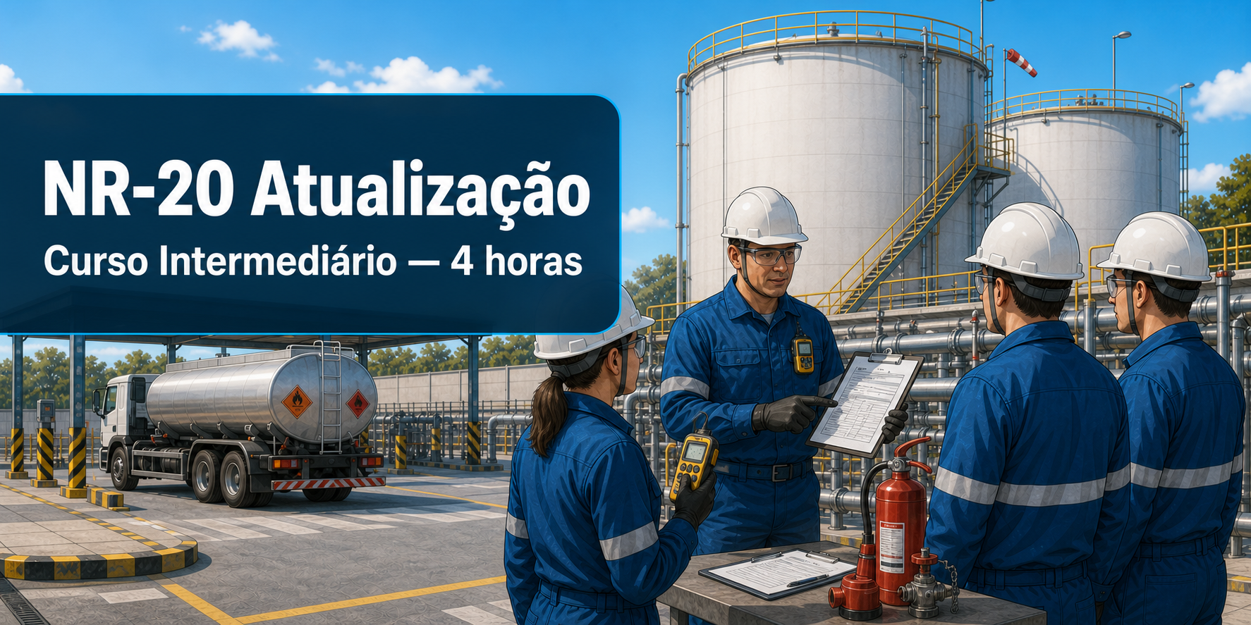 NR-20 Atualização — Curso Intermediário — 4 horas
